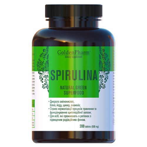 Спіруліна таблетки №200 в місті Запоріжжя : ціни, характеристика.  - фото №1 Спіруліна таблетки №200 в місті Запоріжжя : ціни, характеристика.