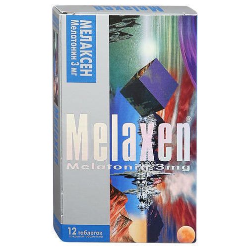Мелаксен 3 мг таблетки №12 в Україні - фото №1 Мелаксен 3 мг таблетки №12 в Україні