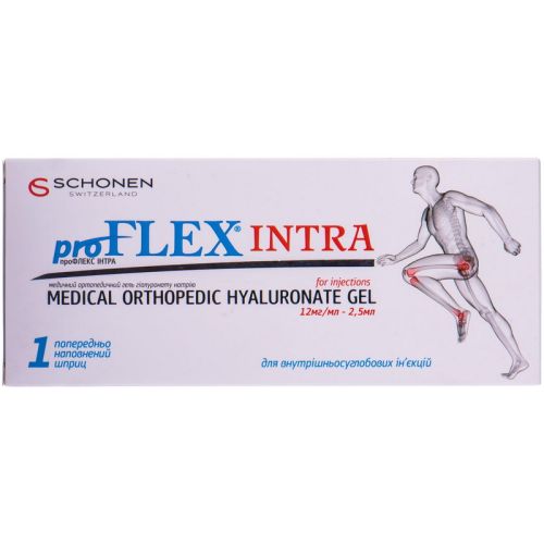 Профлекс Інтра 12 мг/мл гель для ін'єкцій 2,5 мл шприц в місті Вишгород : ціни, характеристика.  - фото №1 Профлекс Інтра 12 мг/мл гель для ін'єкцій 2,5 мл шприц в місті Вишгород : ціни, характеристика.
