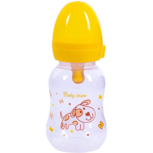 Пляшечка для годування Baby Team з латексною соскою, 125 мл, 0+, в асортименті (1300) в місті Глобине : ціни, характеристика.  - фото №1 Пляшечка для годування Baby Team з латексною соскою, 125 мл, 0+, в асортименті (1300) в місті Глобине : ціни, характеристика.