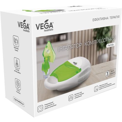 Інгалятор Vega Family компресорний (CN-01 W) в місті Богородчани : ціни, характеристика.  - фото №1 Інгалятор Vega Family компресорний (CN-01 W) в місті Богородчани : ціни, характеристика.