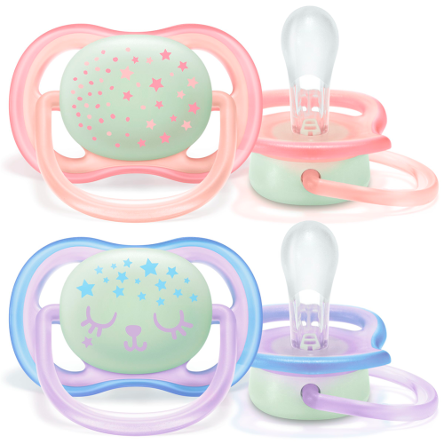 Пустушка Avent нічна 0-6 міс. для дівчаток 2 шт в місті Луцьк : ціни, характеристика.  - фото №1 Пустушка Avent нічна 0-6 міс. для дівчаток 2 шт в місті Луцьк : ціни, характеристика.