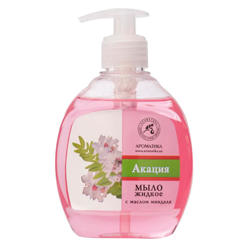 Мило рідке Ароматика Акація 290 мл в місті Запоріжжя : ціни, характеристика.  - фото №1 Мило рідке Ароматика Акація 290 мл в місті Запоріжжя : ціни, характеристика.