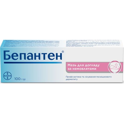 Бепантен 5% мазь 100 г в Україні - фото №1 Бепантен 5% мазь 100 г в Україні