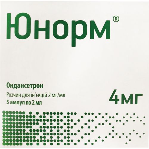 Юнорм розчин 2 мг/мл розчин 4 мл ампули №5 в місті Вишгород : ціни, характеристика.  - фото №1 Юнорм розчин 2 мг/мл розчин 4 мл ампули №5 в місті Вишгород : ціни, характеристика.