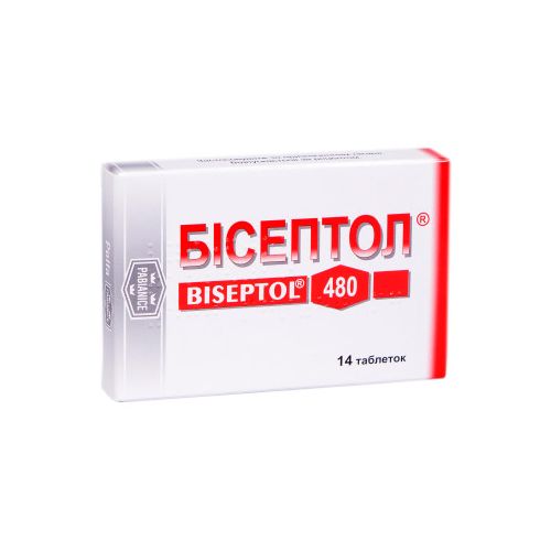 Бисептол 480 мг таблетки №14 в городе Вышгород : цены, характеристики.  - фото №1 Бисептол 480 мг таблетки №14 в городе Вышгород : цены, характеристики.