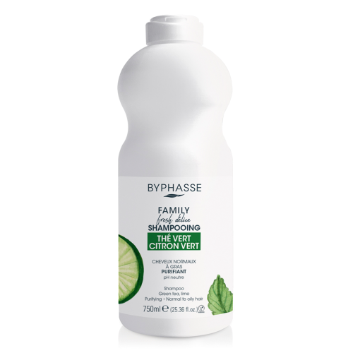 Byphasse Family (Біфас) Fresh Delice шампунь для нормального та масного волосся з лаймом та зеленим чаєм 750 мл в місті Канів : ціни, характеристика.  - фото №1 Byphasse Family (Біфас) Fresh Delice шампунь для нормального та масного волосся з лаймом та зеленим чаєм 750 мл в місті Канів : ціни, характеристика.