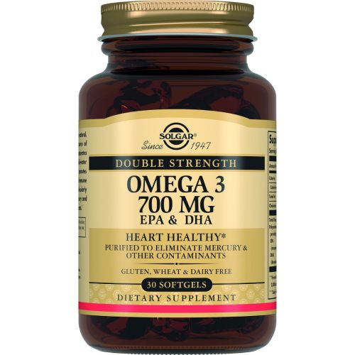 Solgar (Солгар) Omega-3 подвійна сила 700 мг капсули №30 в Києві : ціни, характеристика.  - фото №1 Solgar (Солгар) Omega-3 подвійна сила 700 мг капсули №30 в Києві : ціни, характеристика.