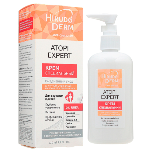 Крем Hirudo Derm Atopi Expert для дуже сухої та схильної до атопії шкіри 400 мл в місті Софіївка : ціни, характеристика.  - фото №1 Крем Hirudo Derm Atopi Expert для дуже сухої та схильної до атопії шкіри 400 мл в місті Софіївка : ціни, характеристика.