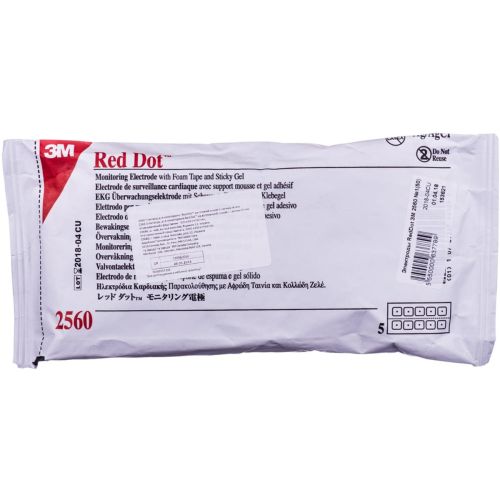 Електроди для моніторингу RedDot (РедДот) ЗМ артикул 2560 з липким гелем №50 в місті Канів : ціни, характеристика.  - фото №1 Електроди для моніторингу RedDot (РедДот) ЗМ артикул 2560 з липким гелем №50 в місті Канів : ціни, характеристика.