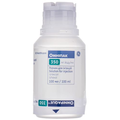 Омнипак 350 мг/мл флакон 100 мл №10 в городе Богородчаны : цены, характеристики.  - фото №1 Омнипак 350 мг/мл флакон 100 мл №10 в городе Богородчаны : цены, характеристики.