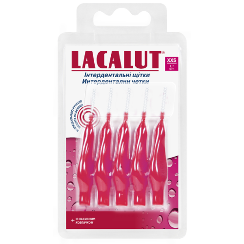 Інтердентальні щітки Lacalut Interdental XXS №5 в Дніпрі : ціни, характеристика.  - фото №1 Інтердентальні щітки Lacalut Interdental XXS №5 в Дніпрі : ціни, характеристика.