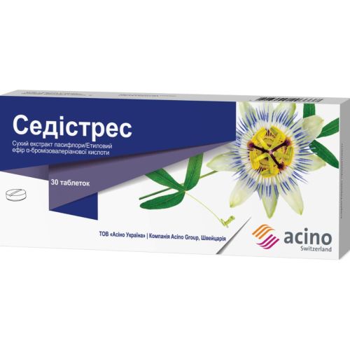 Седістрес таблетки №30 в місті Глобине : ціни, характеристика.  - фото №1 Седістрес таблетки №30 в місті Глобине : ціни, характеристика.