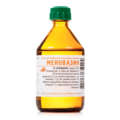Меновазин 100 мл в місті Одеса : ціни, характеристика.  - фото №1 Меновазин 100 мл в місті Одеса : ціни, характеристика.
