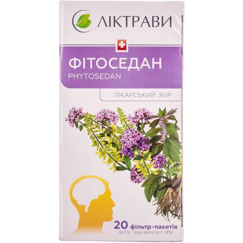 Фитоседан 1,5 г фильтр-пакеты №20 в городе Канев : цены, характеристики.  - фото №1 Фитоседан 1,5 г фильтр-пакеты №20 в городе Канев : цены, характеристики.