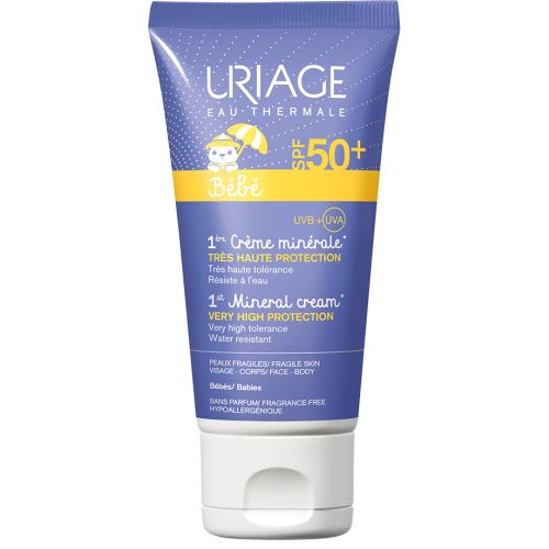 Крем Uriage (Урьяж) Bebe перший сонцезахисний SPF50+ 50 мл в місті Житомир : ціни, характеристика.  - фото №1 Крем Uriage (Урьяж) Bebe перший сонцезахисний SPF50+ 50 мл в місті Житомир : ціни, характеристика.