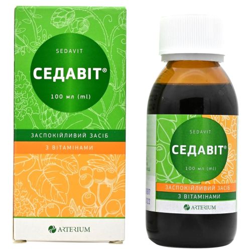 Седавіт сироп 100 мл в місті Коцюбинське : ціни, характеристика.  - фото №1 Седавіт сироп 100 мл в місті Коцюбинське : ціни, характеристика.