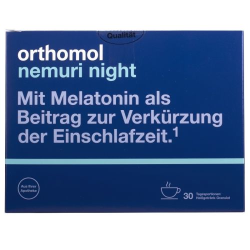 Orthomol (Ортомол) Nemuri night (для здорового сна) 30 дней гранулы №30 в городе Софиевка : цены, характеристики.  - фото №1 Orthomol (Ортомол) Nemuri night (для здорового сна) 30 дней гранулы №30 в городе Софиевка : цены, характеристики.