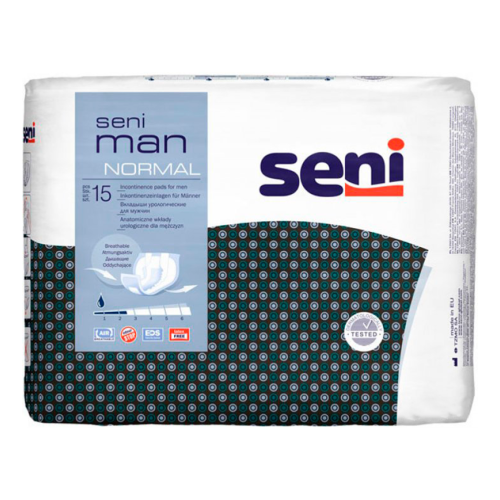 Прокладки урологические Seni Man Normal 15 шт недорого - фото №1 Прокладки урологические Seni Man Normal 15 шт недорого