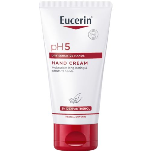 Крем для рук Eucerin (Юцерін) pH5 для чутливої шкіри 75 мл в місті Софіївка : ціни, характеристика.  - фото №1 Крем для рук Eucerin (Юцерін) pH5 для чутливої шкіри 75 мл в місті Софіївка : ціни, характеристика.