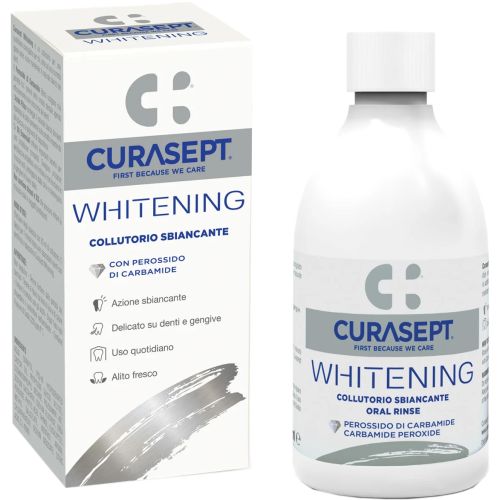Ополіскувач Curasept Whitening, відбілюючий, з фтором, 300 мл в місті Вишгород : ціни, характеристика.  - фото №1 Ополіскувач Curasept Whitening, відбілюючий, з фтором, 300 мл в місті Вишгород : ціни, характеристика.