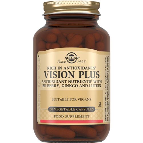 Solgar (Солгар) Вижн плюс капсулы №60 купить - фото №1 Solgar (Солгар) Вижн плюс капсулы №60 купить
