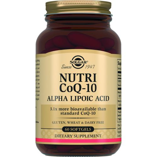 Solgar (Солгар) Нутрикоензим Q-10 з альфа-ліпоєвою кислотою капсули №60 в місті Софіївка : ціни, характеристика.  - фото №1 Solgar (Солгар) Нутрикоензим Q-10 з альфа-ліпоєвою кислотою капсули №60 в місті Софіївка : ціни, характеристика.