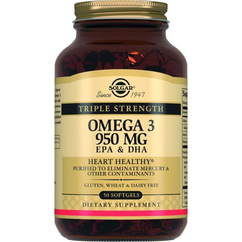 Solgar (Солгар) Omega-3 потрійна сила 950 мг капсули №50 в місті Чернігів : ціни, характеристика.  - фото №1 Solgar (Солгар) Omega-3 потрійна сила 950 мг капсули №50 в місті Чернігів : ціни, характеристика.