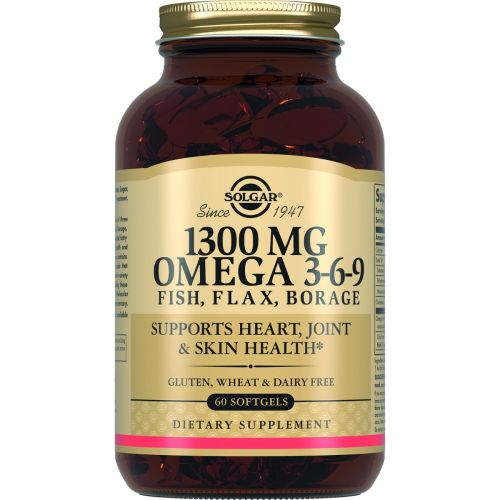 Solgar (Солгар) Omega 3-6-9 комплекс жирных кислот 1300 мг капсулы №60 в городе Львов : цены, характеристики.  - фото №1 Solgar (Солгар) Omega 3-6-9 комплекс жирных кислот 1300 мг капсулы №60 в городе Львов : цены, характеристики.