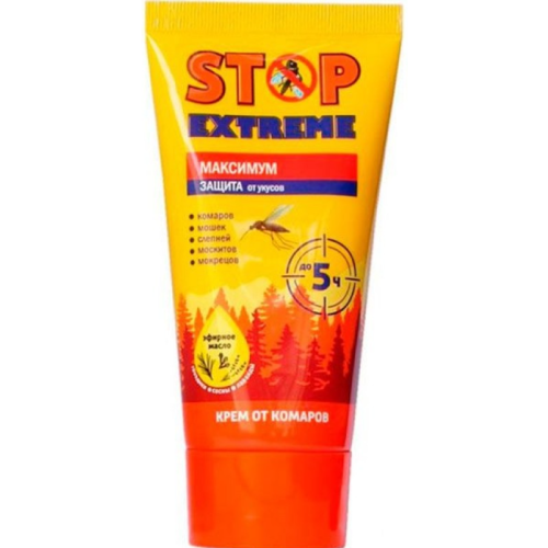 Крем від комарів Stop Extreme Максимум 50 мл в аптеці - фото №1 Крем від комарів Stop Extreme Максимум 50 мл в аптеці