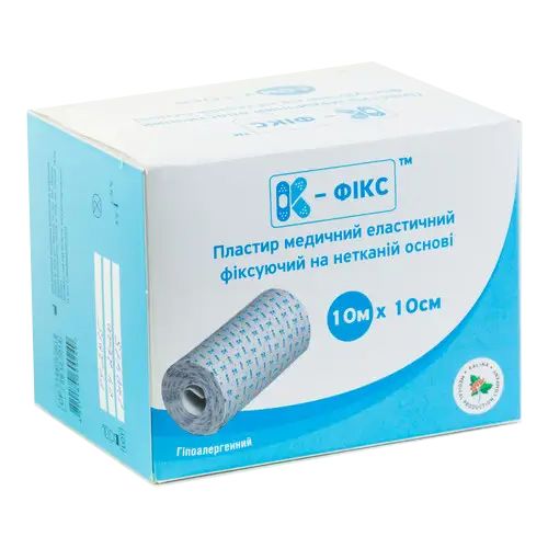Пластир К-фікс на нетканій основі 10 м х 10 см №1 в місті Канів : ціни, характеристика.  - фото №1 Пластир К-фікс на нетканій основі 10 м х 10 см №1 в місті Канів : ціни, характеристика.