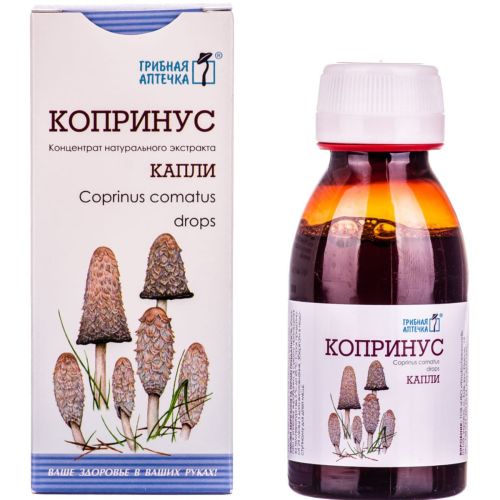 Гриб Копринус капли 100 мл в городе Рахов : цены, характеристики.  - фото №1 Гриб Копринус капли 100 мл в городе Рахов : цены, характеристики.