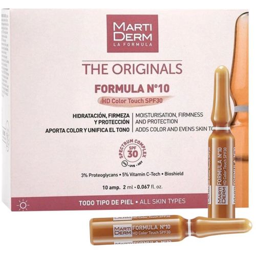 Ампули Martiderm (МартіДерм) Формула №10 HD Color Touch SPF30 2 мл в місті Самар : ціни, характеристика. - фото №1 Ампули Martiderm (МартіДерм) Формула №10 HD Color Touch SPF30 2 мл в місті Самар : ціни, характеристика.
