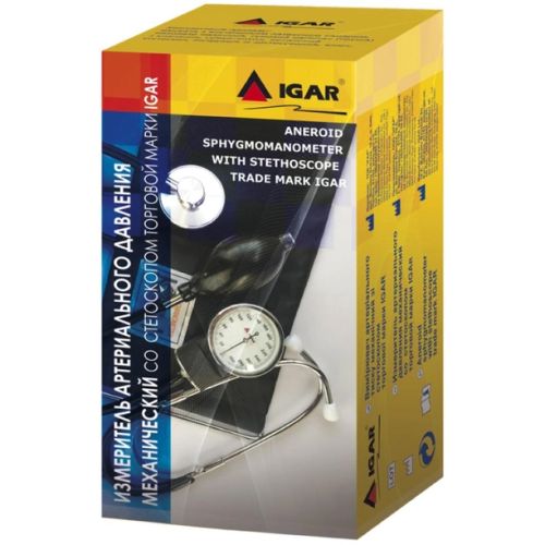 Тонометр Igar механічний зі стетоскопом в Україні - фото №1 Тонометр Igar механічний зі стетоскопом в Україні