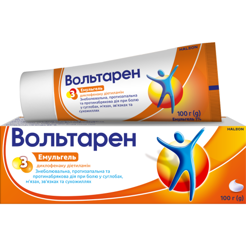 Вольтарен 1% эмульгель 100 мл в городе Первомайск : цены, характеристики.  - фото №1 Вольтарен 1% эмульгель 100 мл в городе Первомайск : цены, характеристики.