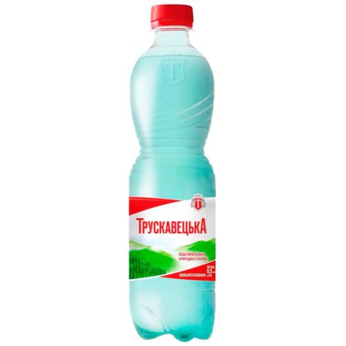 Вода мінеральна Трускавецька сильногазована 0,5 л в місті Глобине : ціни, характеристика.  - фото №1 Вода мінеральна Трускавецька сильногазована 0,5 л в місті Глобине : ціни, характеристика.