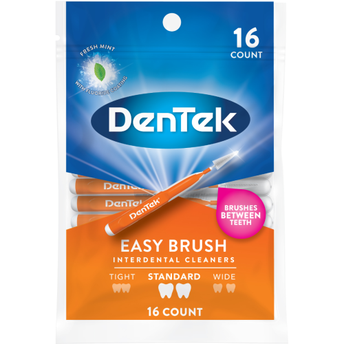 Міжзубна щітка DenTek Зручне очищення для стандартних проміжків 2.2-3.8 мм, 16 шт. в місті Богородчани : ціни, характеристика.  - фото №1 Міжзубна щітка DenTek Зручне очищення для стандартних проміжків 2.2-3.8 мм, 16 шт. в місті Богородчани : ціни, характеристика.
