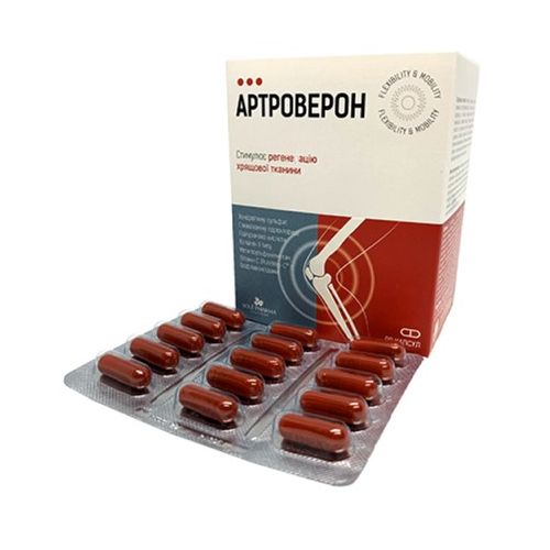 Артроверон 513 мг капсули №90 в місті Полтава : ціни, характеристика.  - фото №1 Артроверон 513 мг капсули №90 в місті Полтава : ціни, характеристика.
