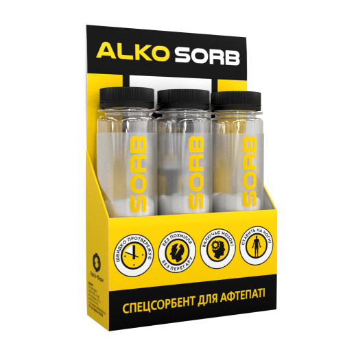 Алко-сорб 9 мг порошок флакон №3 в інтернет-аптеці - фото №1 Алко-сорб 9 мг порошок флакон №3 в інтернет-аптеці