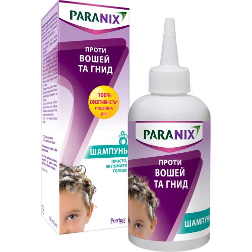 Шампунь Паранікс протипедикульозний 100 мл в інтернет-аптеці - фото №1 Шампунь Паранікс протипедикульозний 100 мл в інтернет-аптеці