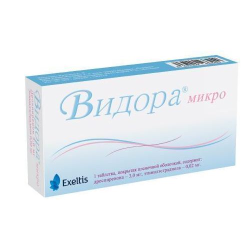 Видора Микро 3 мг/0,02 мг таблетки №28 в городе Гайсин : цены, характеристики. - фото №1 Видора Микро 3 мг/0,02 мг таблетки №28 в городе Гайсин : цены, характеристики.