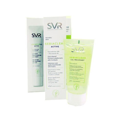 Набор SVR Sebiacler Активный крем 40 мл + Очищающий гель 50 мл в Подарок в городе Софиевка : цены, характеристики.  - фото №1 Набор SVR Sebiacler Активный крем 40 мл + Очищающий гель 50 мл в Подарок в городе Софиевка : цены, характеристики.
