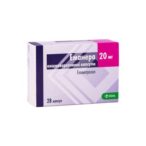 Эманера 20 мг капсулы №28 в городе Софиевка : цены, характеристики.  - фото №1 Эманера 20 мг капсулы №28 в городе Софиевка : цены, характеристики.