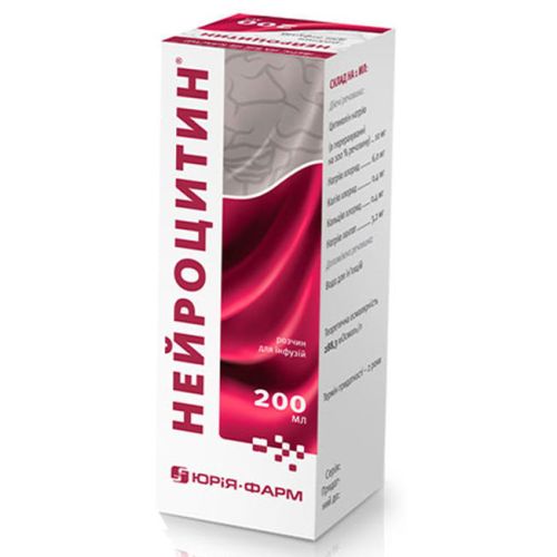 Нейроцитин розчин для ін'єкцій 200 мл в місті Чернігів : ціни, характеристика.  - фото №1 Нейроцитин розчин для ін'єкцій 200 мл в місті Чернігів : ціни, характеристика.