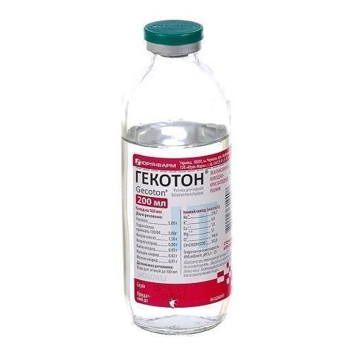 Гекотон розчин для інфузій 200 мл в місті Полтава : ціни, характеристика.  - фото №1 Гекотон розчин для інфузій 200 мл в місті Полтава : ціни, характеристика.