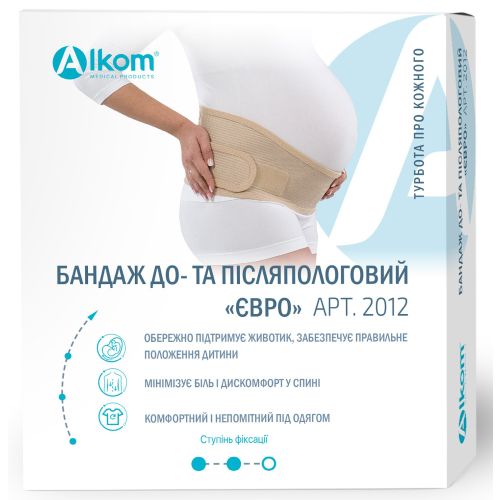 Бандаж Алком до- и послеродовой Евро 2012 белый (р.4) в городе Луцк : цены, характеристики.  - фото №1 Бандаж Алком до- и послеродовой Евро 2012 белый (р.4) в городе Луцк : цены, характеристики.