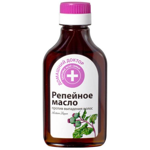 Масло Домашний Доктор Репейное против выпадения волос 100 мл в городе Николаев : цены, характеристики.  - фото №1 Масло Домашний Доктор Репейное против выпадения волос 100 мл в городе Николаев : цены, характеристики.