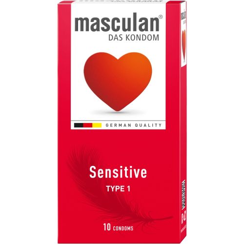 Презервативи Masculan Sensitive 10шт. ADD - фото №1 Презервативи Masculan Sensitive 10шт. ADD