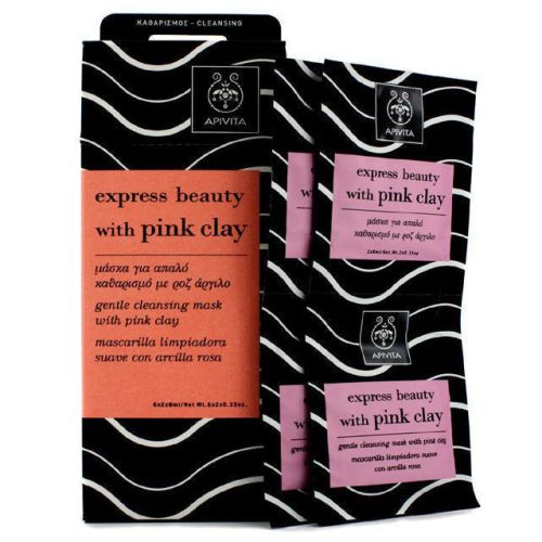 Маска Apivita (Апівіта) Express Beauty для делікатного очищення з рожевою глиною 2х8 мл в місті Перещепине : ціни, характеристика.  - фото №1 Маска Apivita (Апівіта) Express Beauty для делікатного очищення з рожевою глиною 2х8 мл в місті Перещепине : ціни, характеристика.