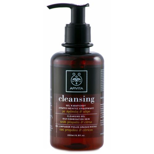 Гель Apivita (Апівіта) Cleansing очищуючий для жирної/комбінованої шкіри з прополісом і цитрусом 200 мл в місті Вишгород : ціни, характеристика.  - фото №1 Гель Apivita (Апівіта) Cleansing очищуючий для жирної/комбінованої шкіри з прополісом і цитрусом 200 мл в місті Вишгород : ціни, характеристика.